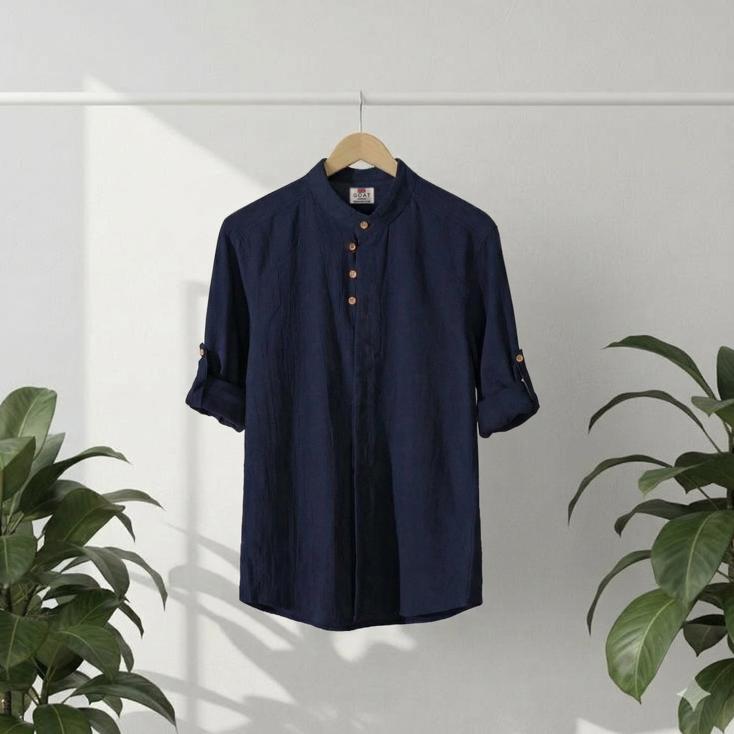 Camisa de lino Manga Larga
