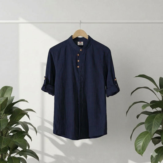 Camisa de lino Manga Larga
