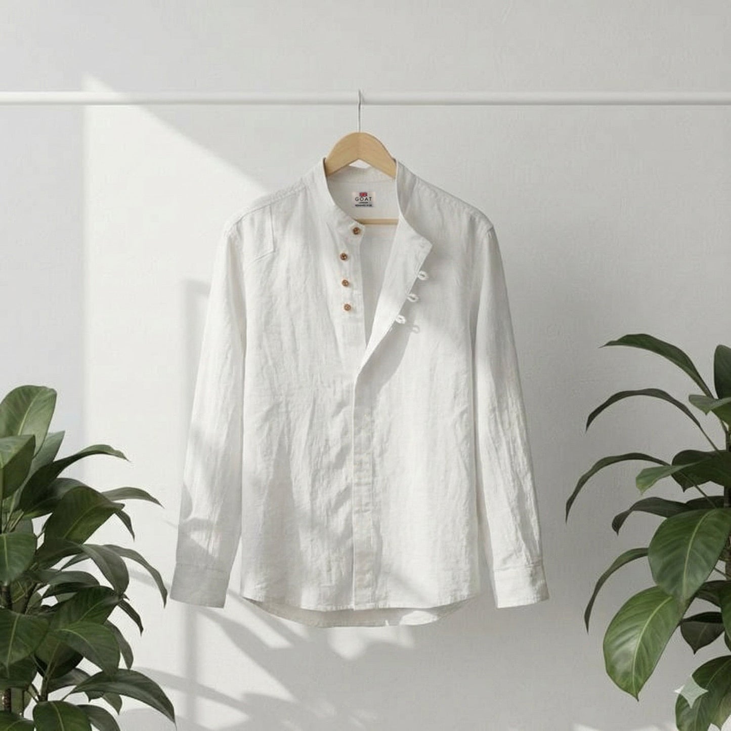 Camisa de lino Manga Larga