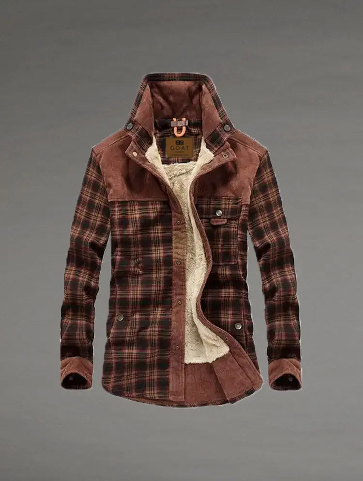 Chaqueta con Corderito a Cuadros GOAT London