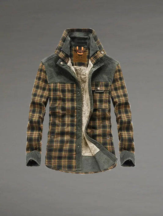 Chaqueta con Corderito a Cuadros GOAT London
