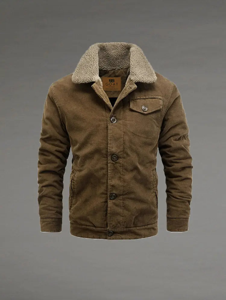 Chaqueta de Corderito Marrón GOAT London