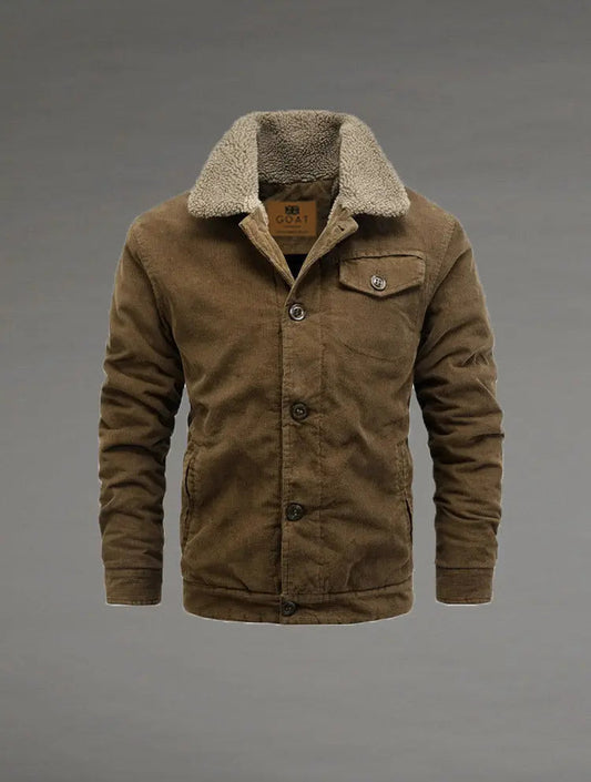 Chaqueta de Corderito Marrón GOAT London