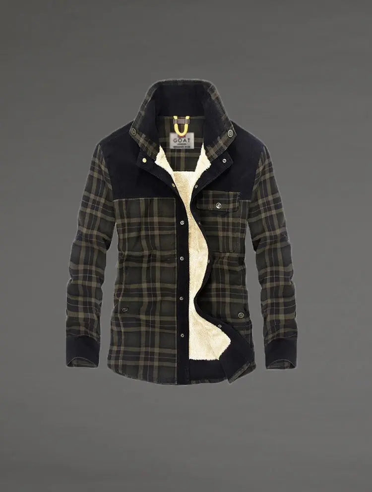 Chaqueta con Corderito a Cuadros GOAT London