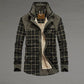 Chaqueta con corderito a cuadros GOAT London