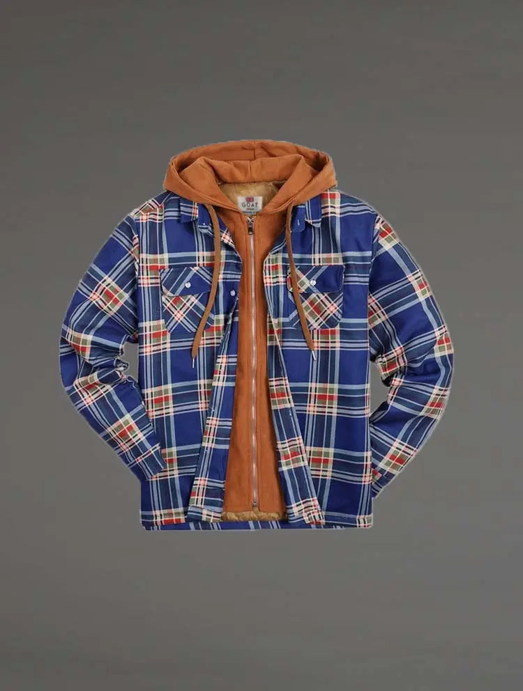 Campera Liviana a cuadros Con Capucha GOAT London