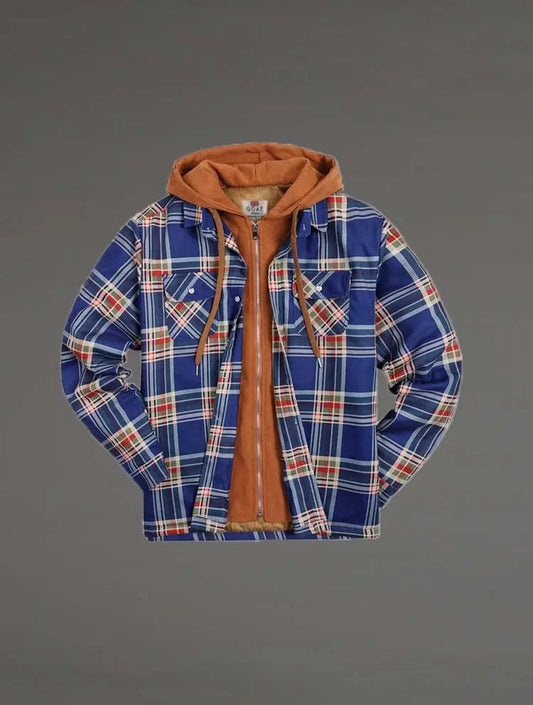 Campera Liviana a cuadros Con Capucha GOAT London