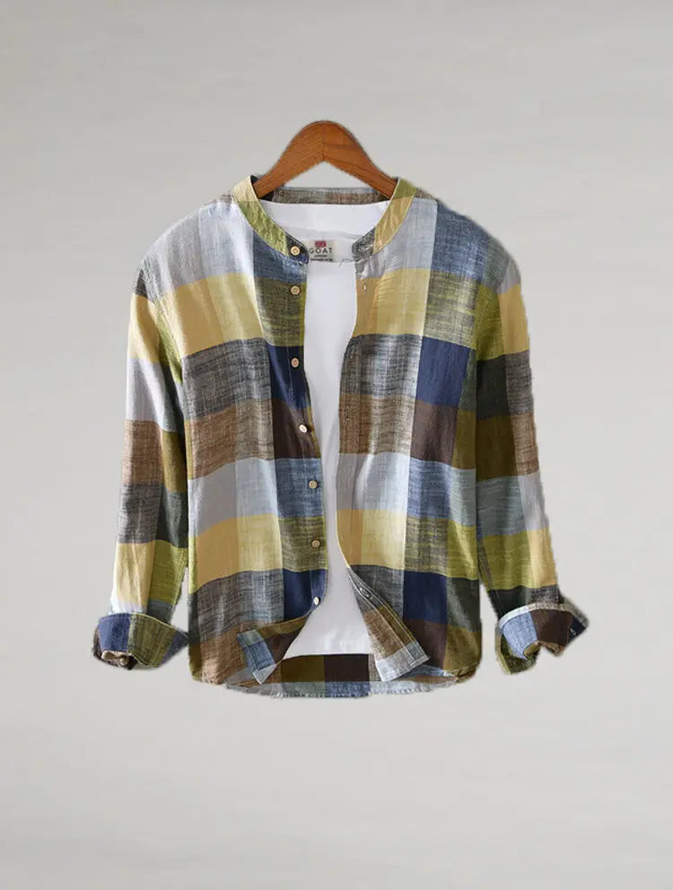 Camisa 100% Lino a Cuadros GOAT London